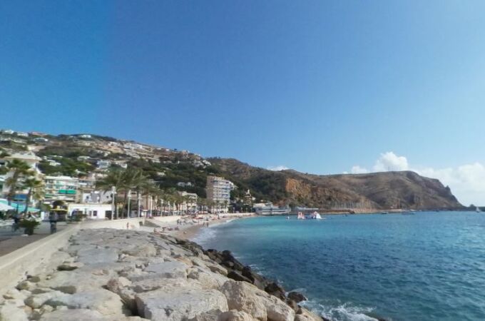 Imagen de archivo de la playa de Xàbia