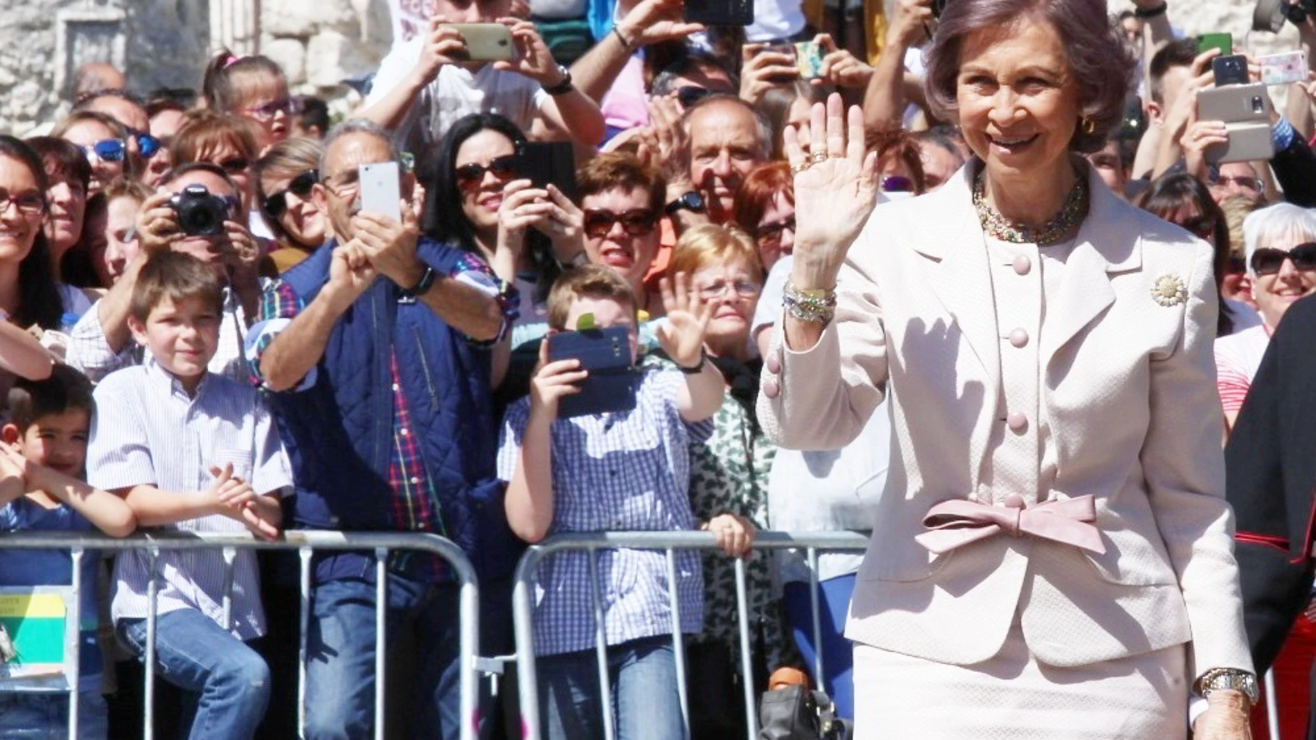 La Reina Sofía, en la inauguración de Las Edades del Hombre, en Cuéllar (Segovia)