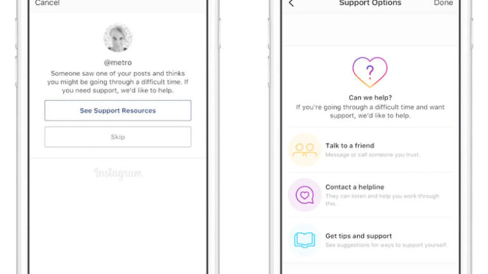 La red social Instagram lanza herramientas para prevenir el suicidio