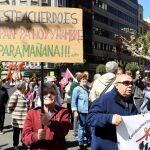 Manifestación de pensionistas en León/Foto: Efe