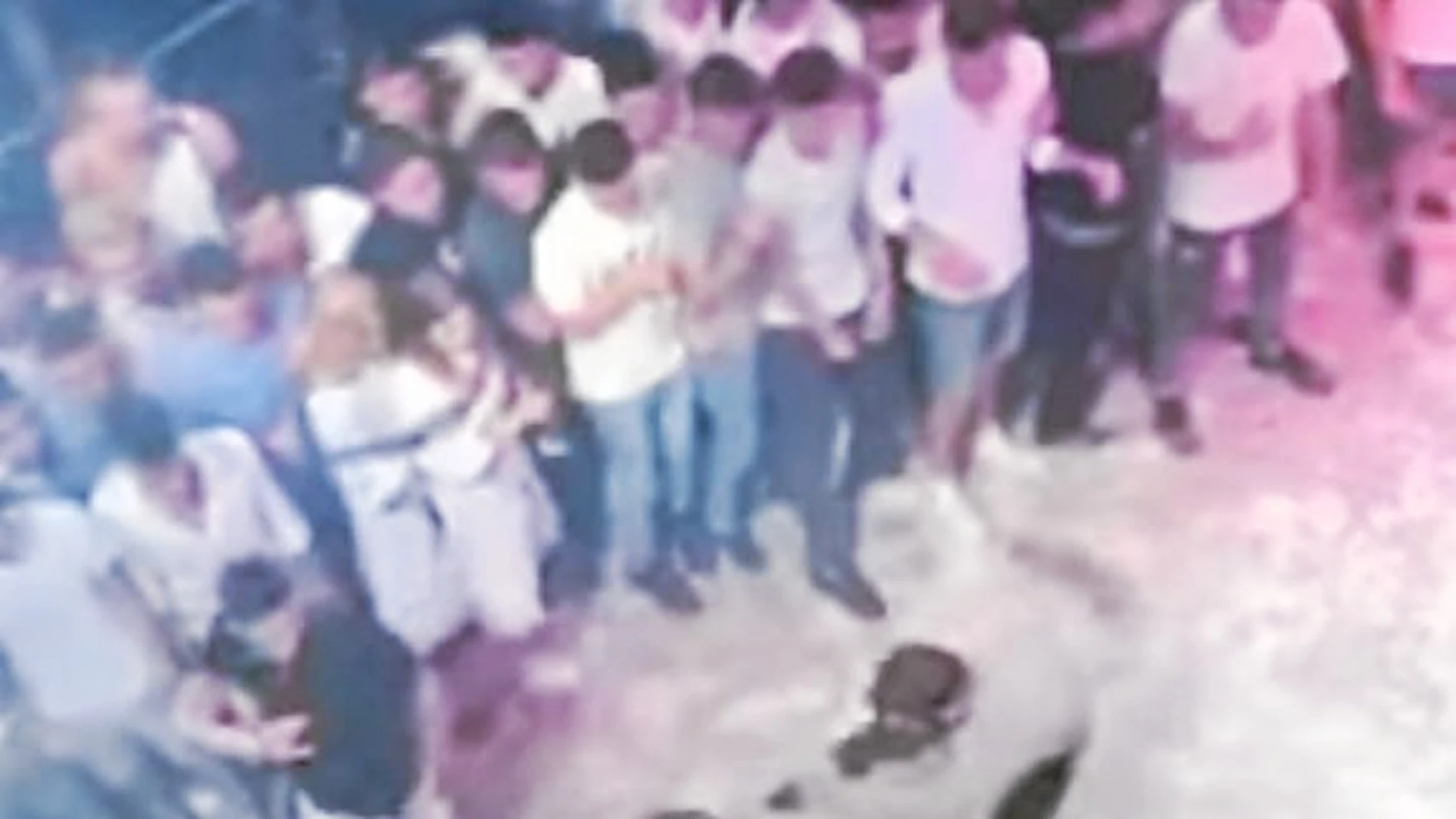 Una imagen de la mortal agresión en la discoteca de Lloret
