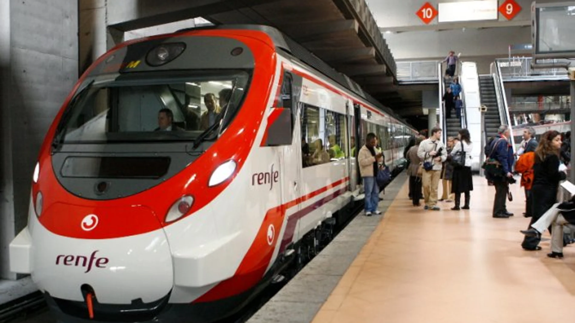 Tren de Cercanias en Madrid