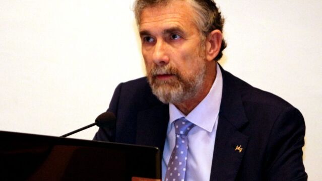 El rector de la Universidad de Burgos, Manuel Pérez Mateos, presenta su balance de gestión