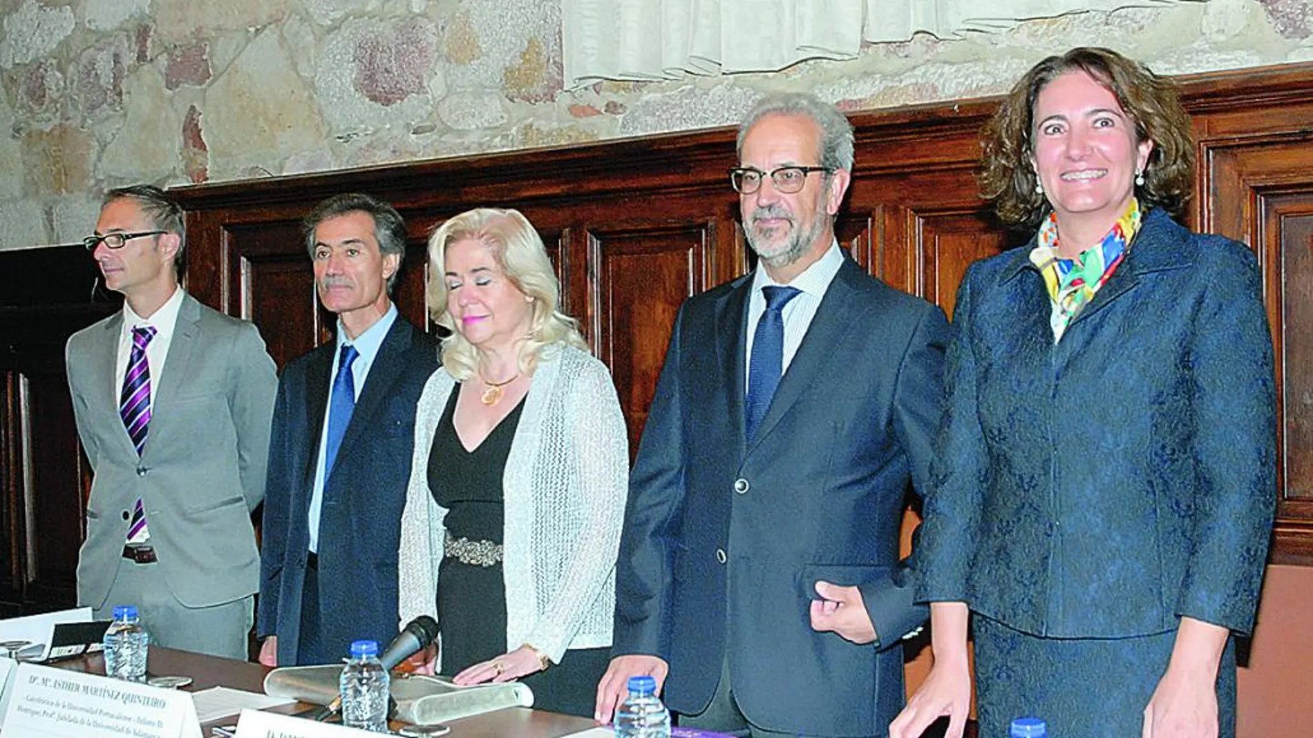 García Cirac junto a Daniel Hernández, María Esther Martínez, Alfredo Rodrigues y Ricardo Rivero.