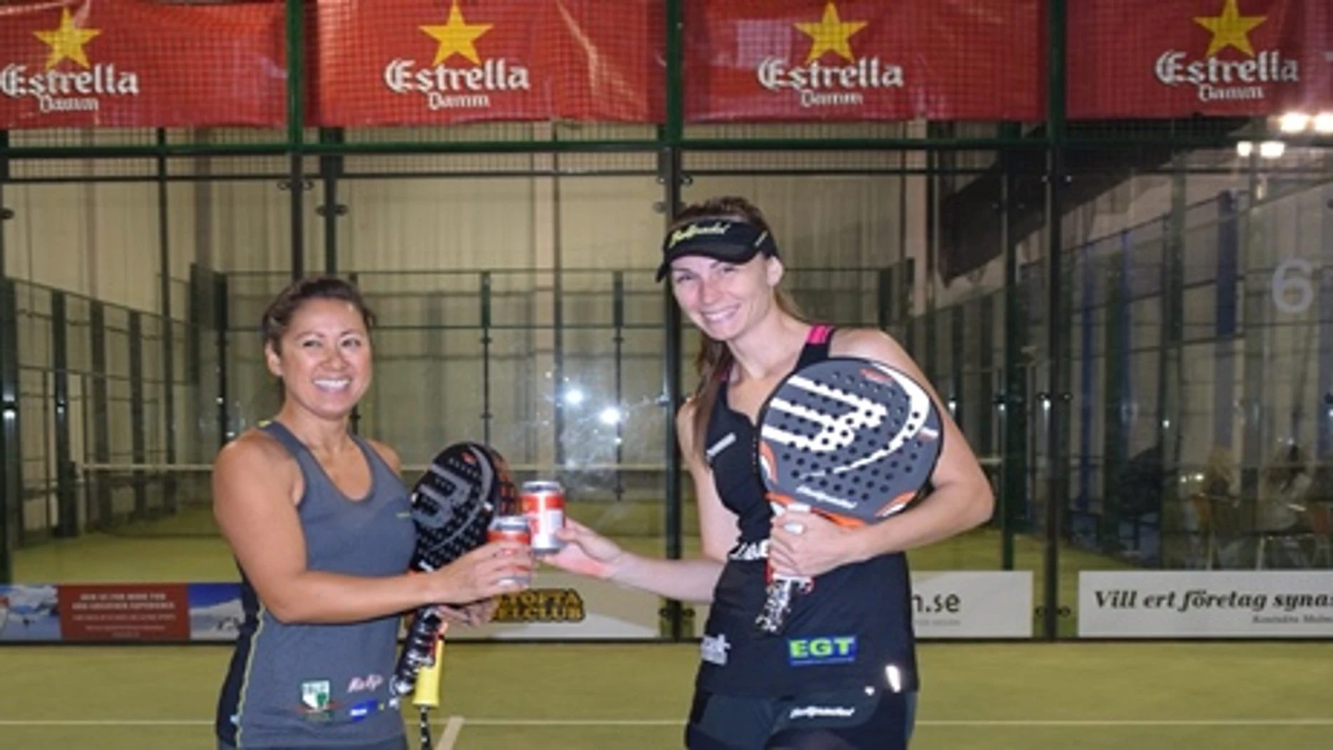 Billie Gajic y Antonette Andersson