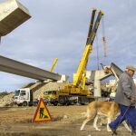 Las obras del AVE cortarán un tramo de la A-67 en Palencia unos seis meses