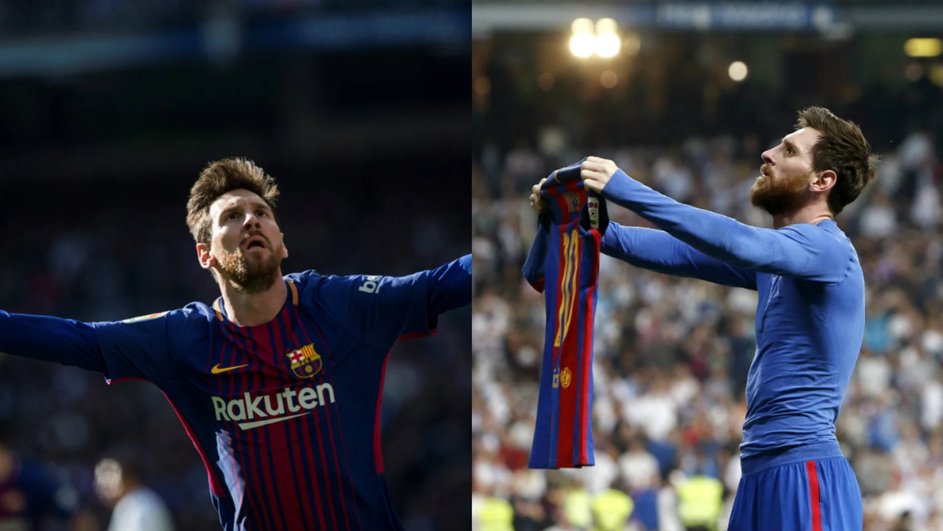 ¿Otra foto triunfal de Messi en el Bernabéu?