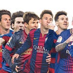La evolución física y futbolística de Messi de su primer al décimo título de Liga