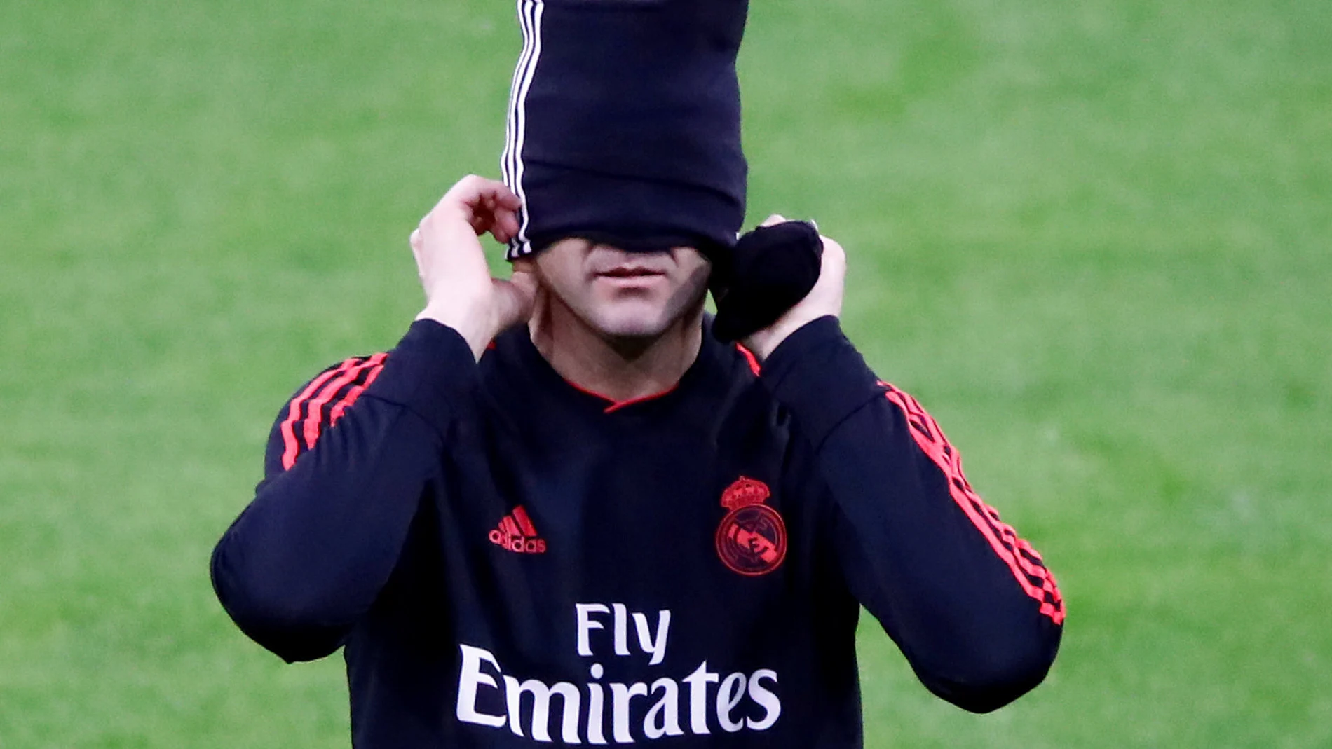 Solari, en el entrenamiento de ayer REUTERS/Wolfgang Rattay