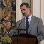 Don Felipe en su último acto público el pasado miércoles