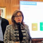 La presidenta de la Diputación de Zamora, Mayte Martín, y el diputado de Economía y Hacienda, Antonio Iglesias, presentan los Presupuestos Generales para el 2019