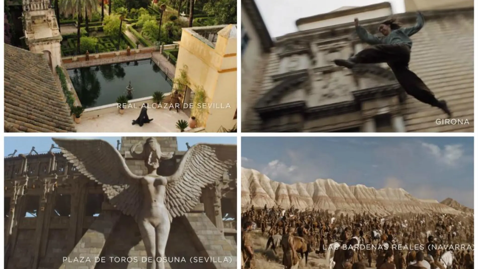 HBO recoge en un vídeo todos los escenarios españoles de «Juego de Tronos» ¿Los reconoces?