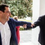 El presidente del PP-A, Juanma Moreno, y el líder de Ciudadanos en Andalucía, Juan Marín / Foto: Efe