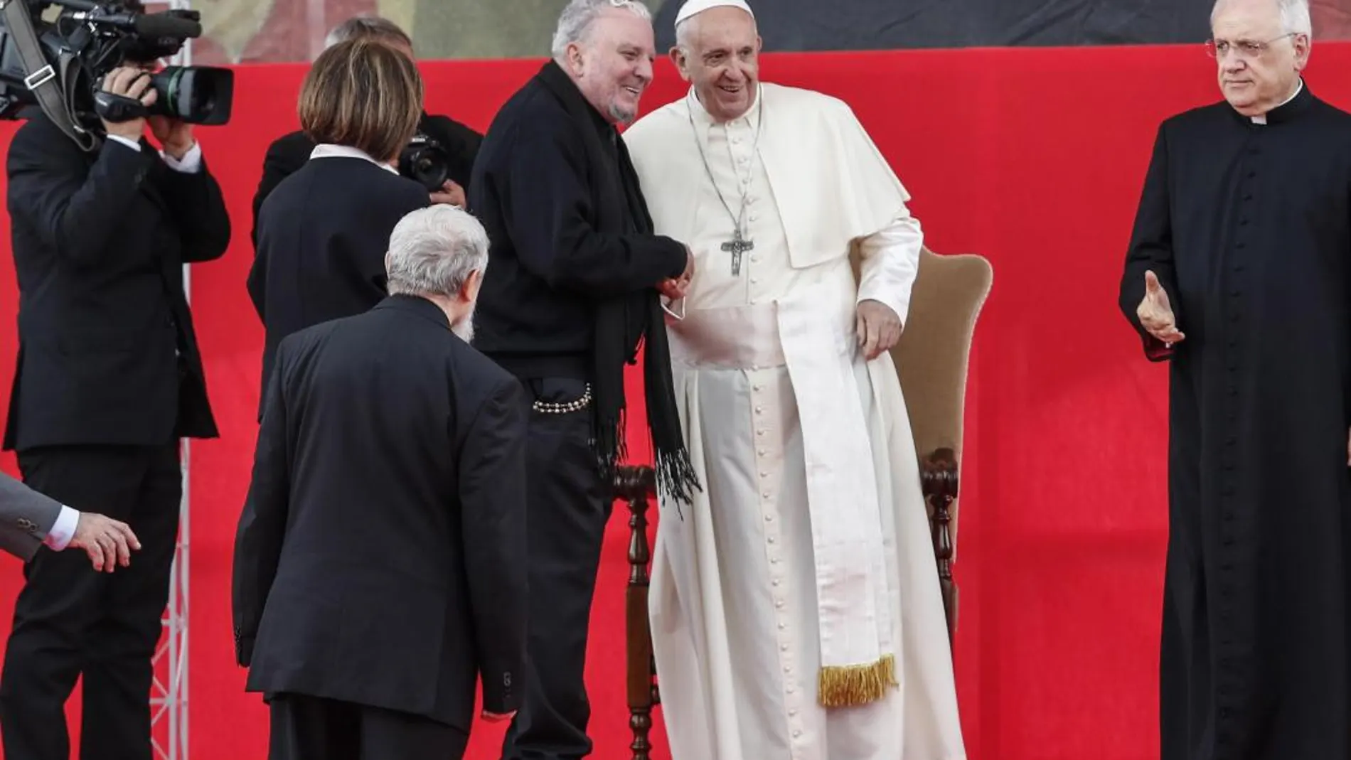 El Papa con Kiko Argüello/Ap