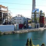Central térmica que tiene Iberdrola en la localidad palentina de Velilla del Río Carrión