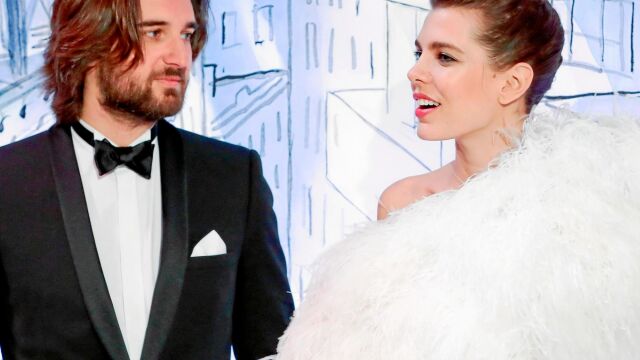 Carlota Casiraghi y Dimitri Rassam, durante el Baile de la Rosa de Mónaco de 2018