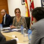 Silvia Clemente preside la Junta de Portavoces de las Cortes