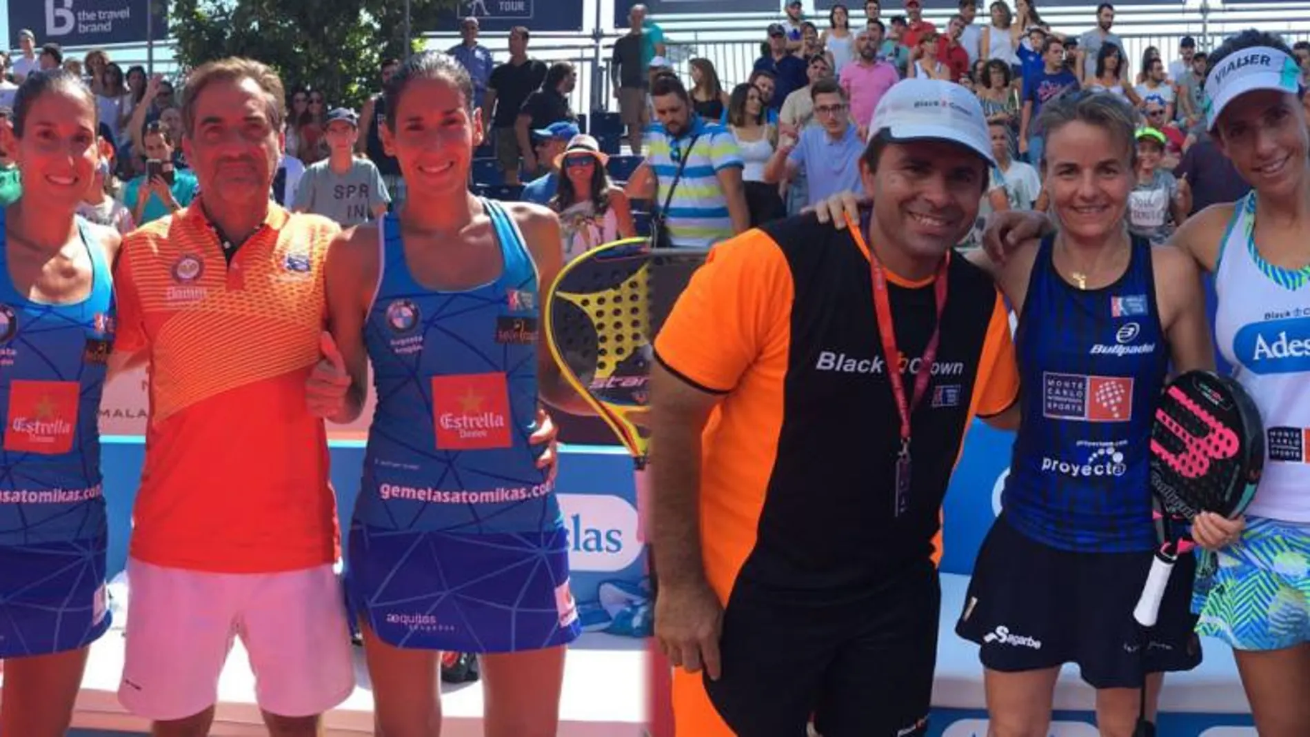Participantes en la final femenina