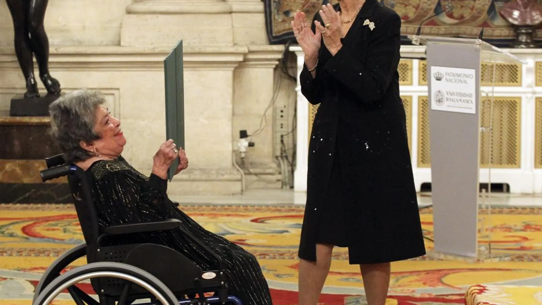 La reina Doña Sofía entrega el Premio Reina Sofía de Poesía Iberoamericana a la escritora nicaragüense, Claribel Alegría