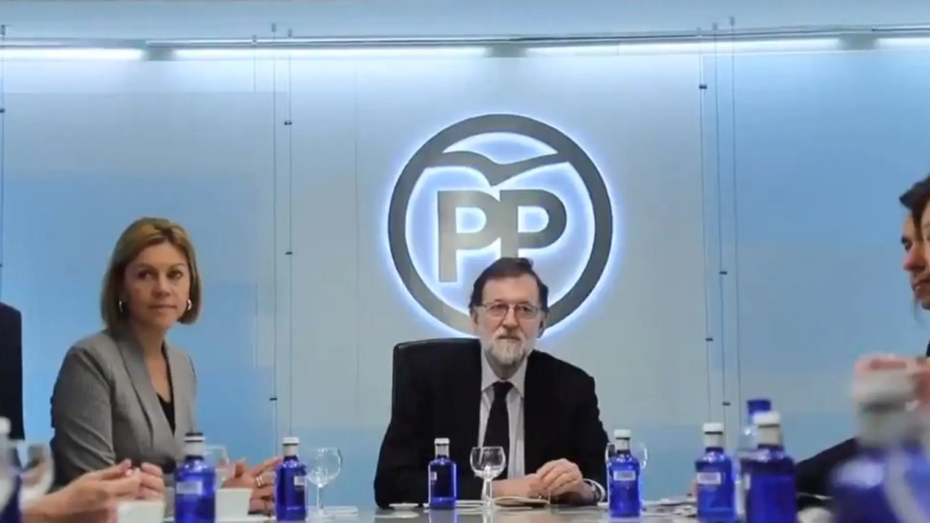 Secuencia del primer videoblog de Mariano Rajoy