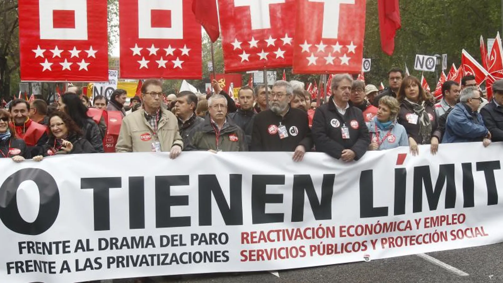 Un sindicalista por cada 155 parados
