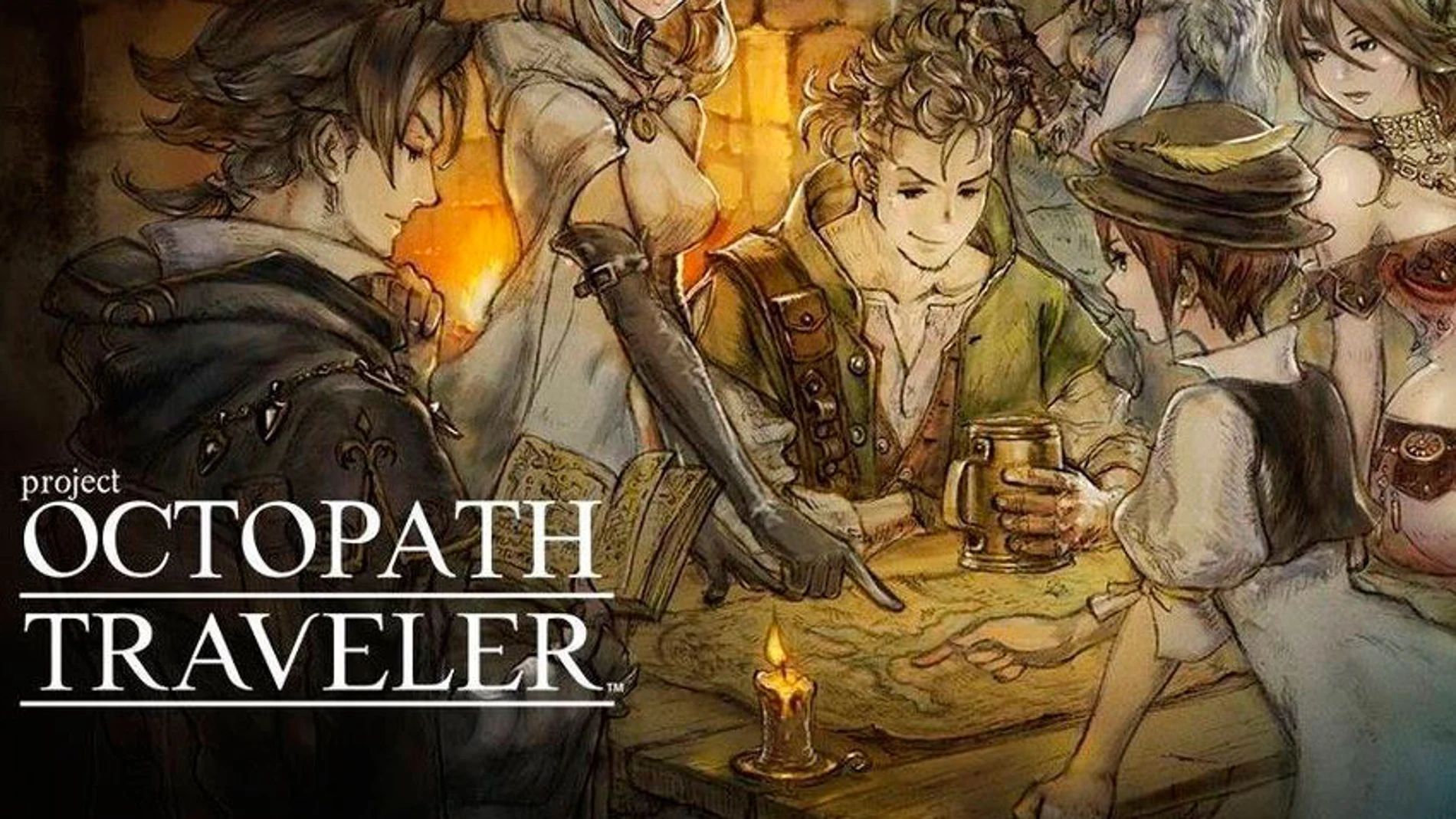 Imagen promocional de Octopath Traveler