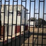 Un soldado palestino en la frontera de Gaza