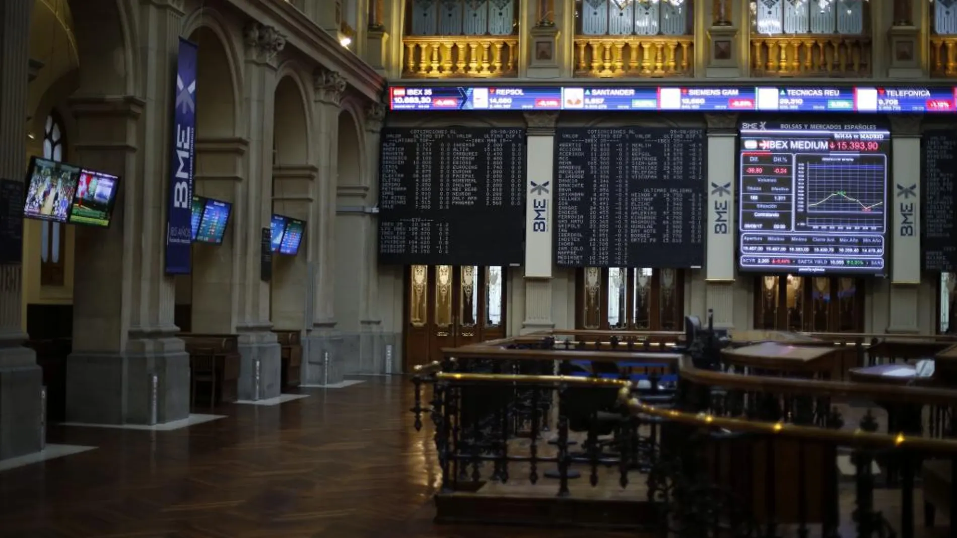 La Bolsa de Madrid, hoy