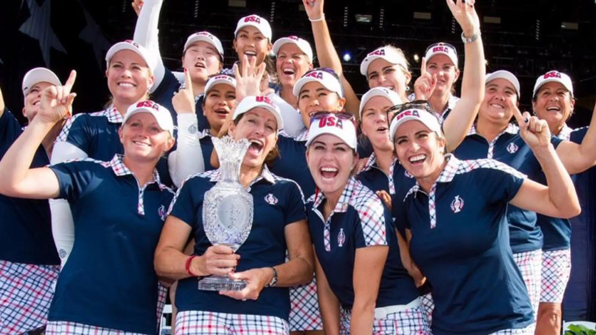 Equipo Estados Unidos victoria Solheim Cup 2017