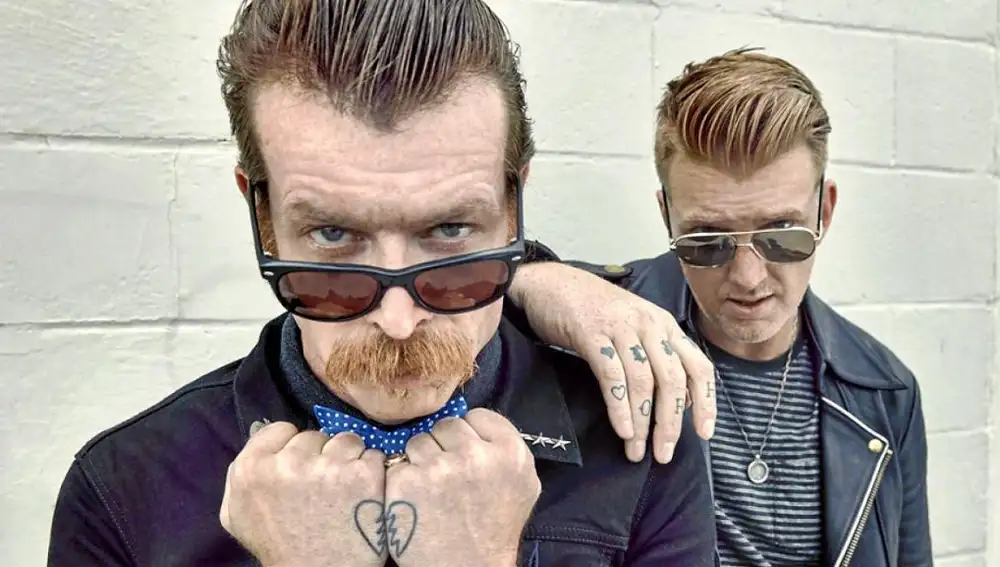 Jesse Hughes, izda. y Josh Homme, miembros fundadores de Eagles Of Death Metal