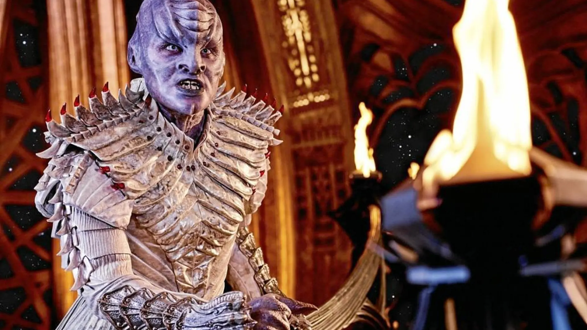 Fotograma de un klingon en la nueva serie «Star Trek Discovery»