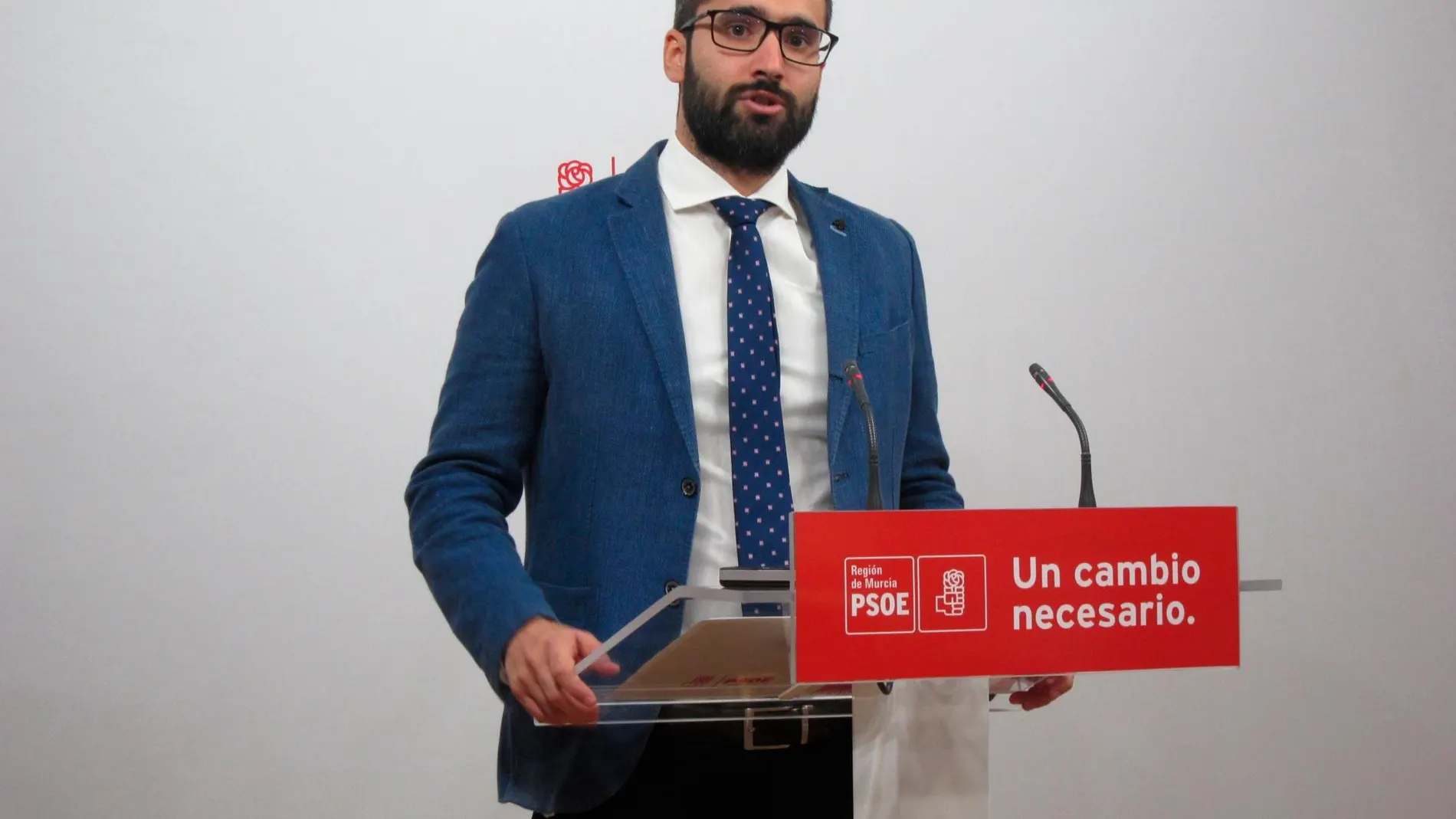 El vicesecretario general y portavoz del PSRM-PSOE, Francisco Lucas
