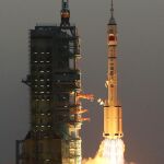 El Shenzhou-11, en el momento de su lanzamiento