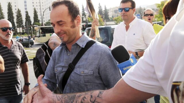 Francesco Arcuri el día en que compareció en sede judicial