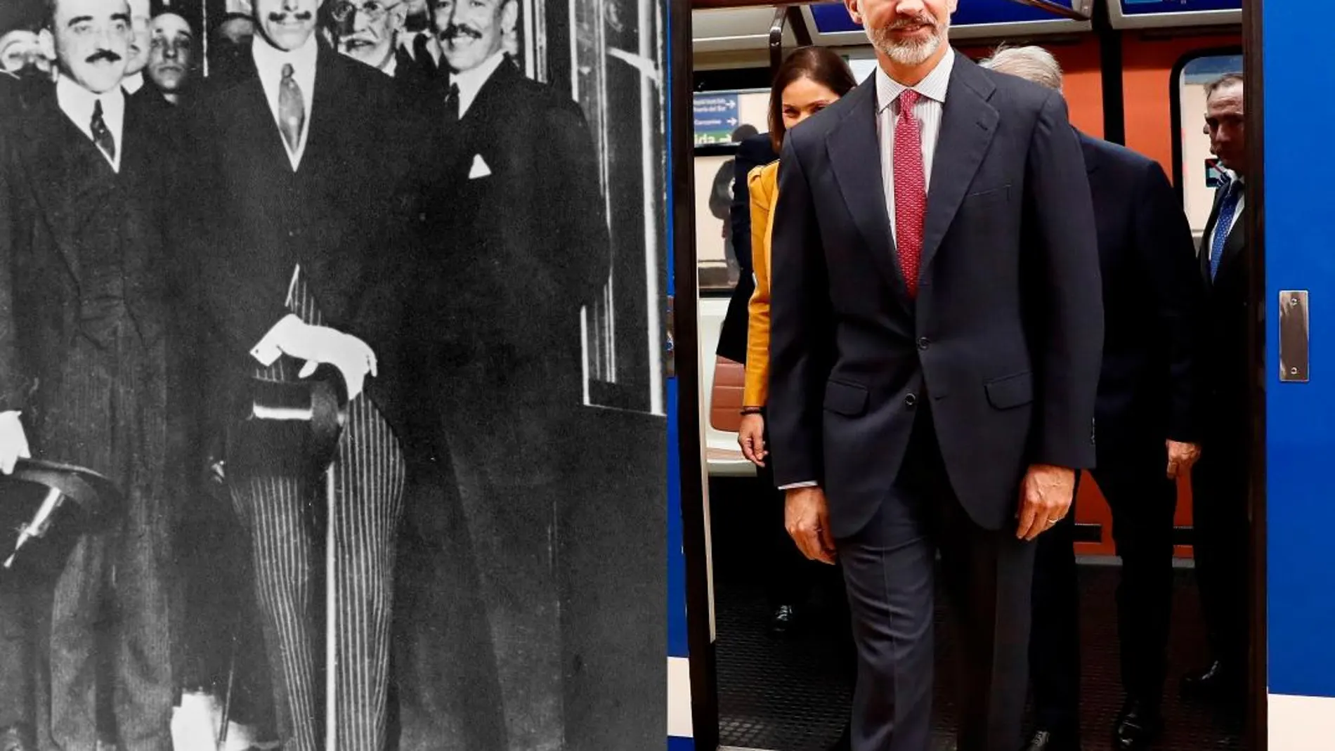 17 de octubre, el día que Alfonso XIII y Felipe VI cogieron el Metro