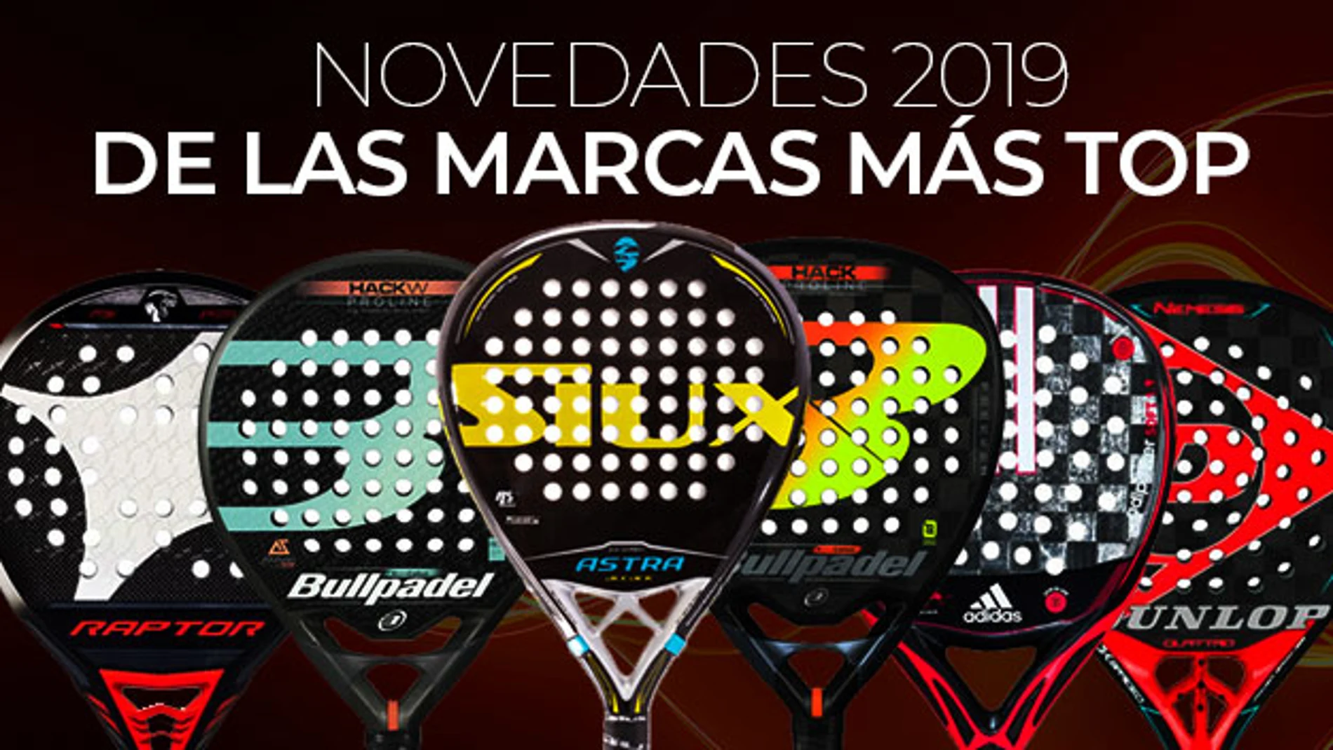 Novedades palas 2019