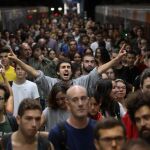 Una huelga política prevista desde el 21-S