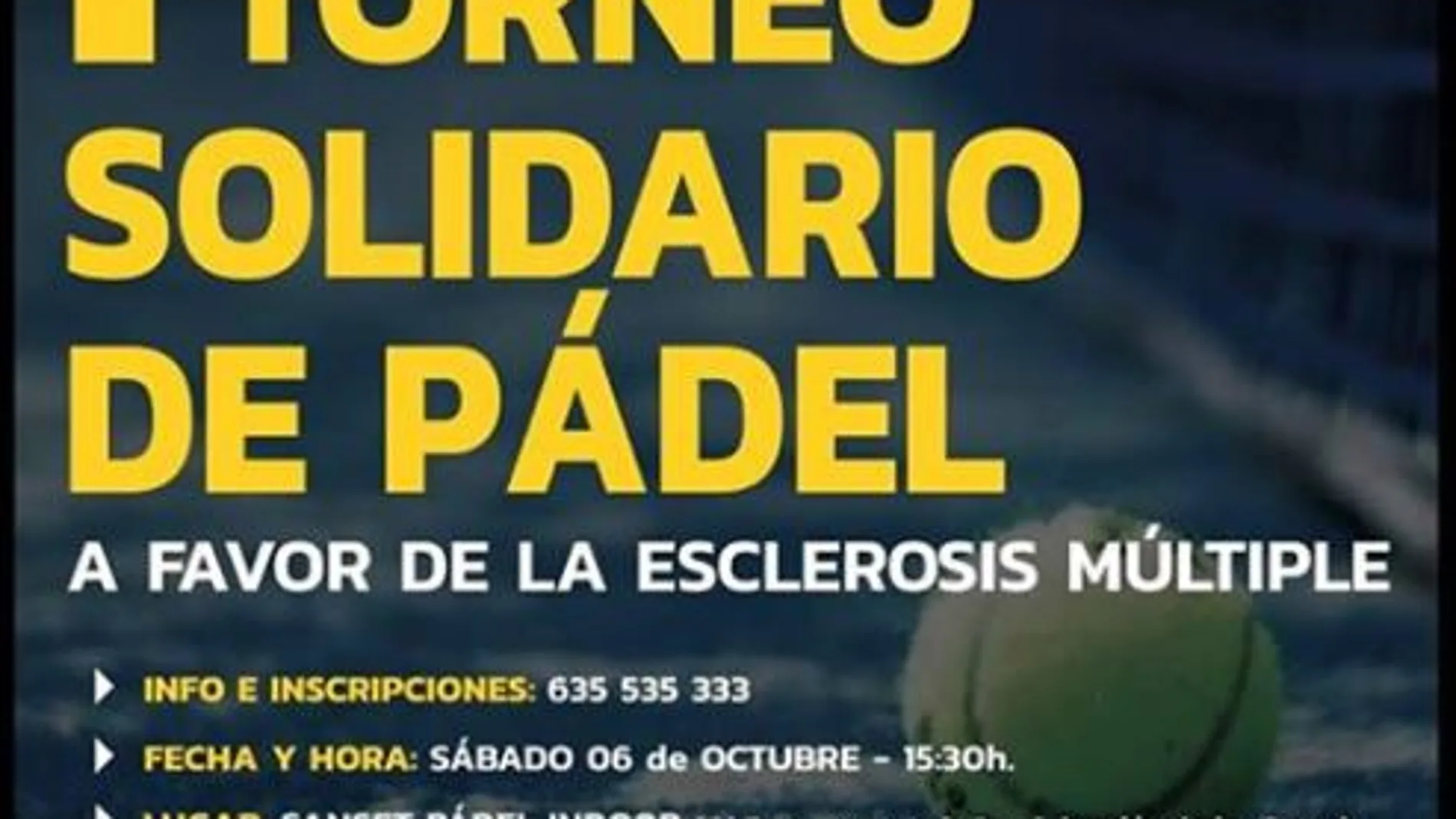 Torneo solidario de pádel en San Sebastián de los Reyes para la lucha contra la esclerosis múltiple