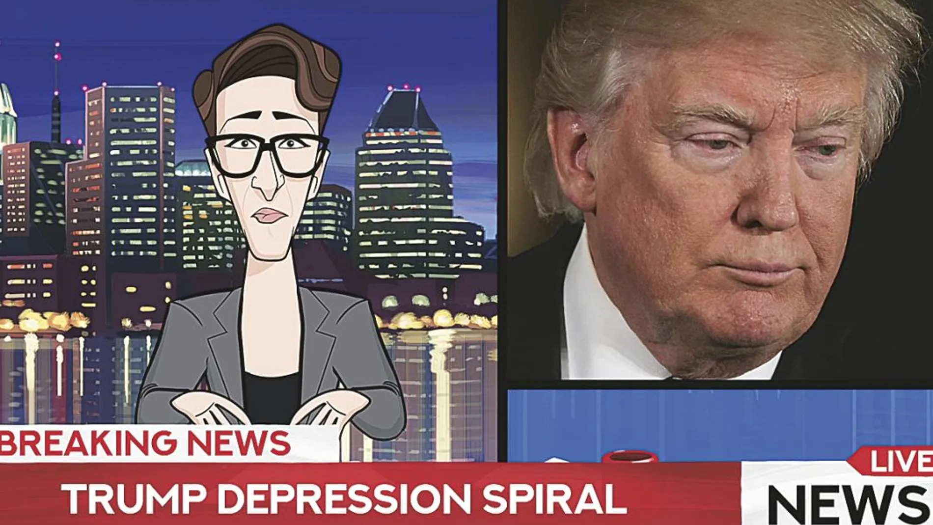 Aparición de Donald Trump en la serie «Animado presidente» / Efe