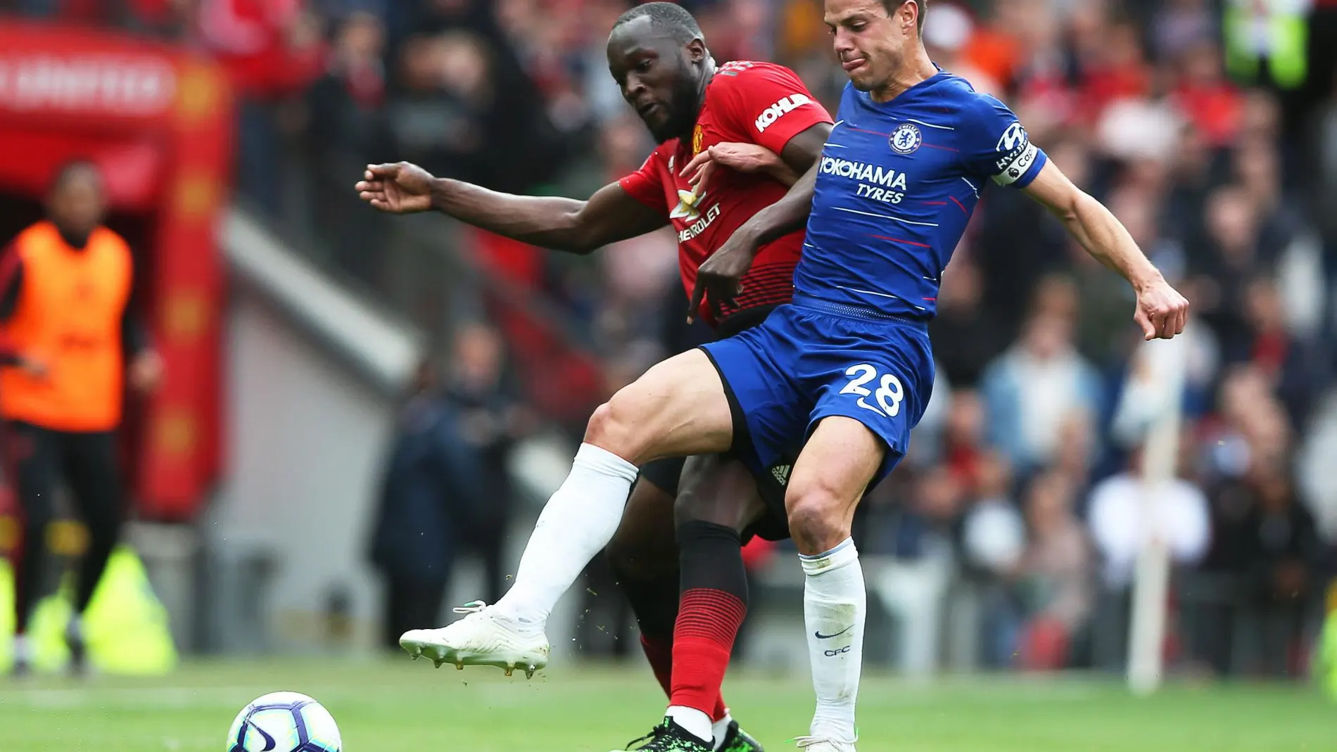 Lukaku, con Azpilicueta