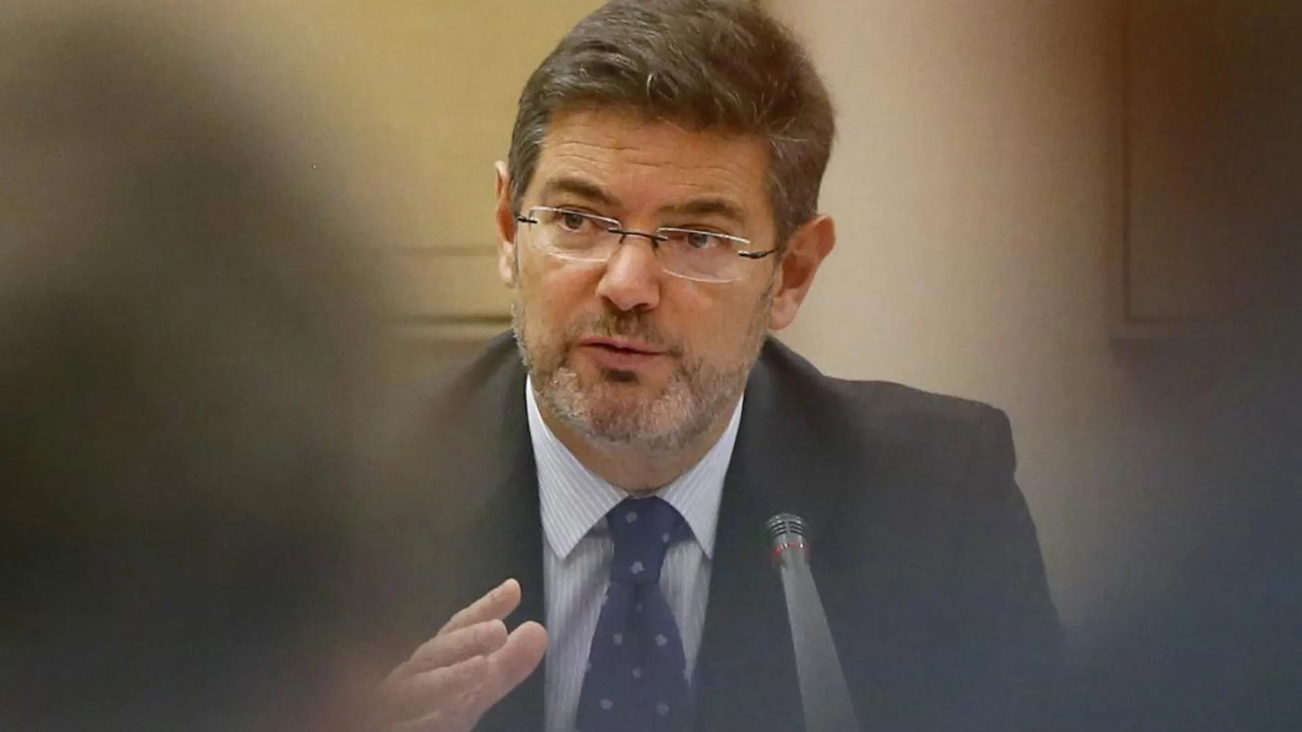 El ministro de Justicia, Rafael Catalá, ante la Comisión de Justicia del Congreso