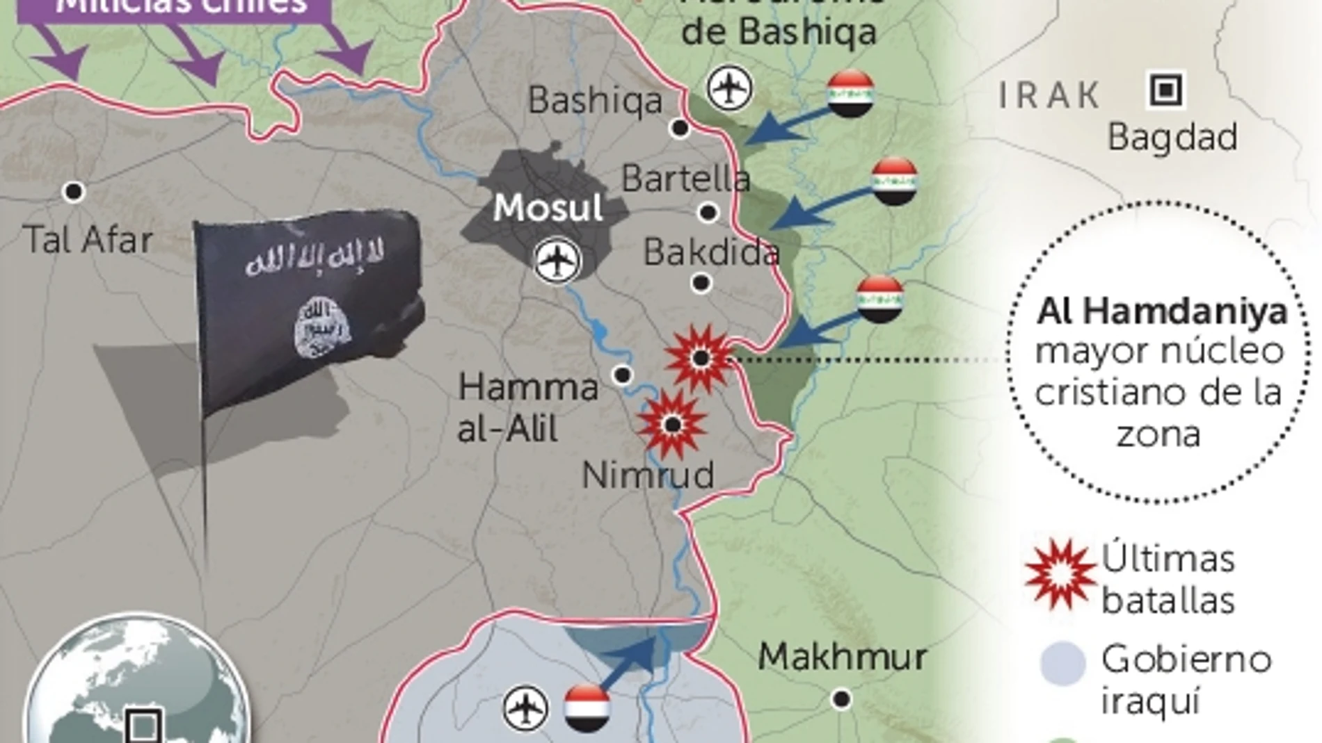 Los cabecillas del Estado Islámico huyen de Mosul