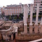 Vista general del Templo Romano de Córdoba, cuya restauración se hará con cargo al Plan Turístico de Grandes Ciudades