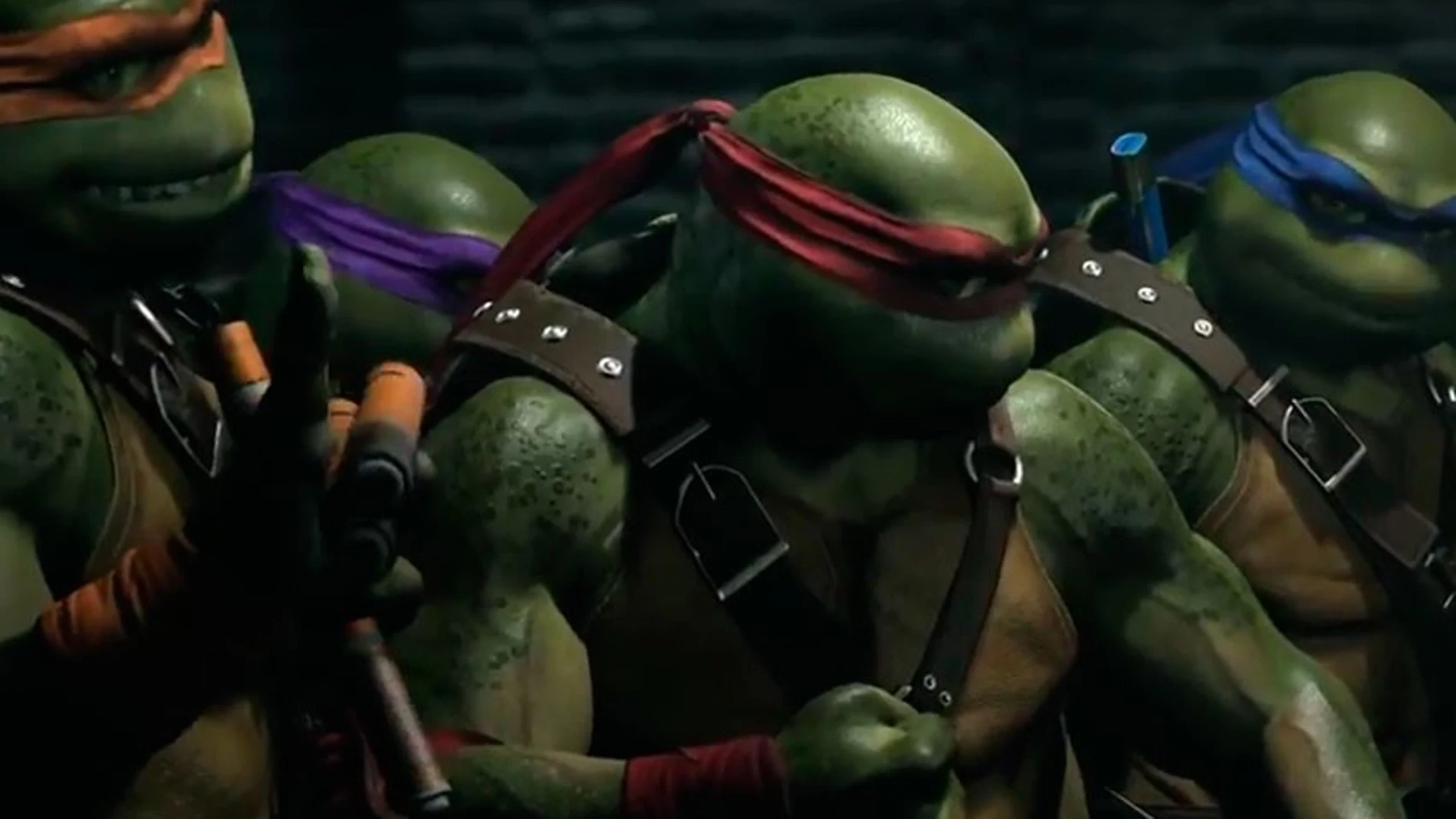 Leonardo, Raphael, Michelangelo y Donatello, Las Tortugas Ninja llegarán a Injustice 2
