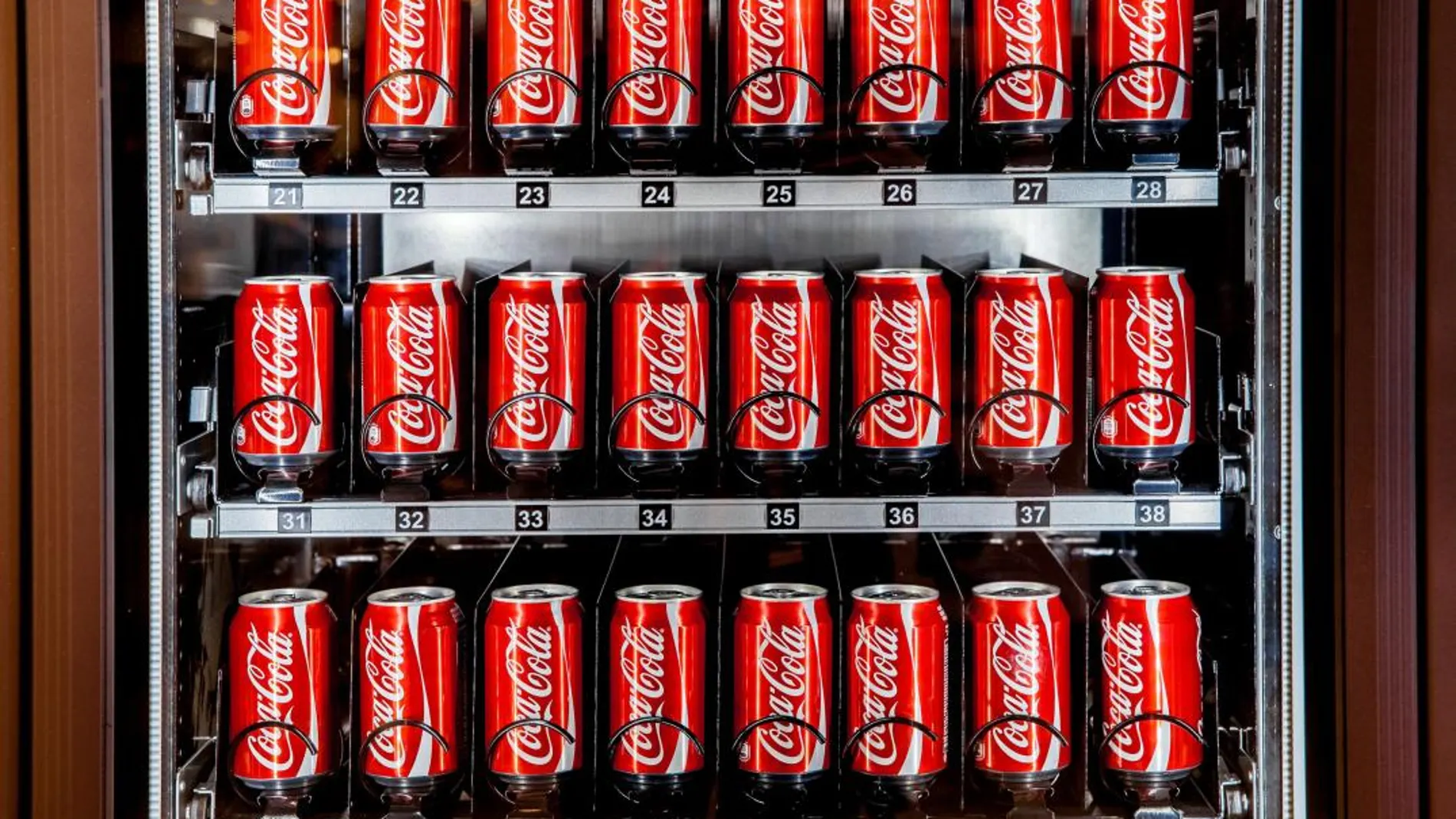 Máquina expendedora de latas de la Coca-Cola