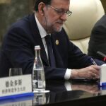 El presidente del Gobierno español en funciones, Mariano Rajoy