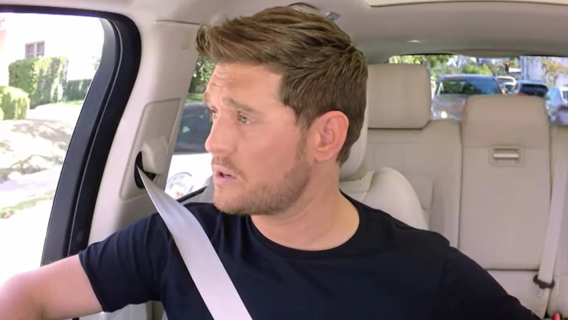 Michael Buble, durante el programa