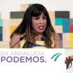 Teresa Rodríguez, la anticapitalista coordinadora general de Podemos-A, obtuvo el 75% de los votos en las primarias, frente al 22% recibido por la candidata «pablista» Isabel Franco (Foto: Efe)