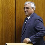 Antonio Ramírez de Arellano, en una comparecencia en el Parlamento. Foto: Manuel Olmedo