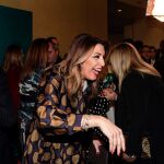 La ex presidenta, a su llegada al aclto de Día de Andalucía